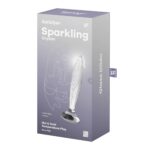 Скляна анальна пробка Satisfyer Sparkling Crystal, дуже міцна, термостійка - Зображення 5