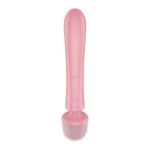 Вібратор-кролик з вібромасажером Satisfyer Triple Lover Pink, 3 мотори - Зображення 3