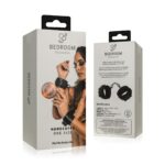 Наручники Bedroom Fantasies: Faux Leather Handcuffs One Size, чорні - Зображення 7