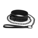 Нашийник з повідцем Bedroom Fantasies: Faux Leather Collar & Chain - Зображення 2