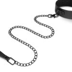 Нашийник з повідцем Bedroom Fantasies: Faux Leather Collar & Chain - Зображення 5