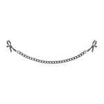 Затискачі для сосків Bedroom Fantasies Nipple Clamps with Chain - Black - Зображення 2