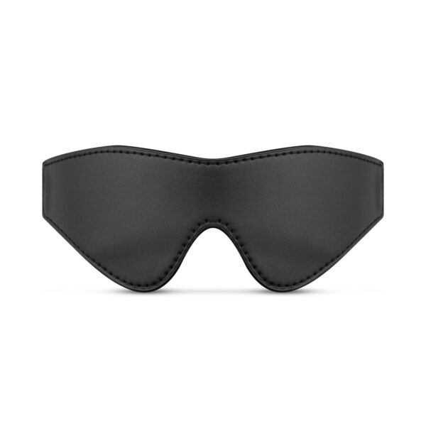 Маска Bedroom Fantasies: Faux Leather Blindfold, чорна