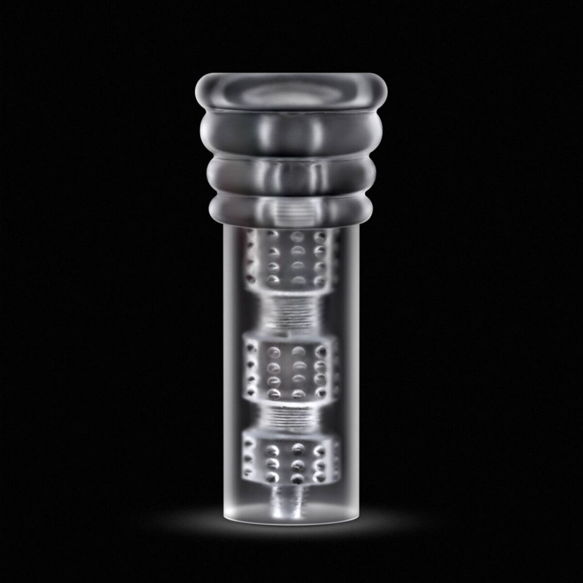 Мастурбатор Rize by Blush - Luz Glow in the Dark Masturbator - Clear - Зображення 8