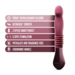 Пульсатор Temptasia by Blush - Trixie Thrusting Dildo - Wine Red - Зображення 2