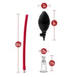 Вакуумна помпа для клітора Temptasia by Blush - Beginner's Clitoral Pumping System - Black - Зображення 6
