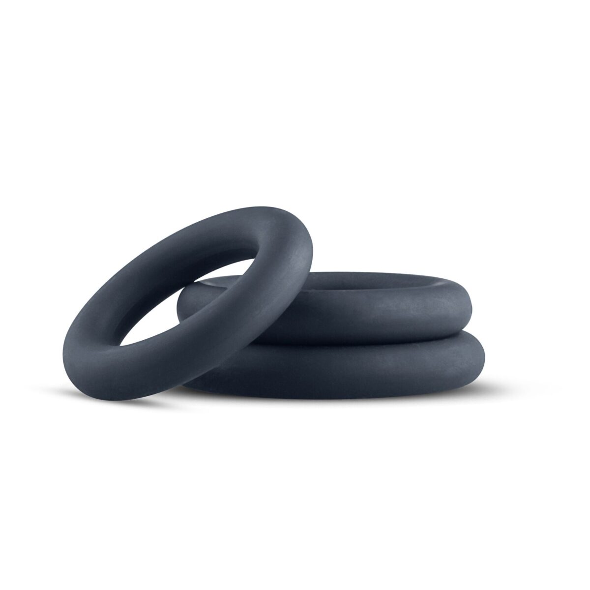 Набір ерекційних кілець Boners 3-Piece Cock Ring Set - Grey - Зображення 1