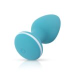 Анальна вібропробка Cala Azul - Blanca Vibrating anal plug - Зображення 3