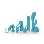 Анальна вібропробка Cala Azul - Blanca Vibrating anal plug - Зображення 10