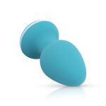 Анальна вібропробка Cala Azul - Blanca Vibrating anal plug - Зображення 4