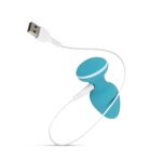 Анальна вібропробка Cala Azul - Blanca Vibrating anal plug - Зображення 7