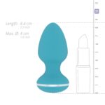 Анальна вібропробка Cala Azul - Blanca Vibrating anal plug - Зображення 6