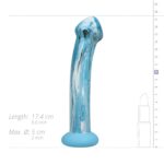 Скляний дилдо Gildo Ocean Ripple, об’ємна головка, ідеально для точки G - Зображення 7