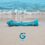 Скляний дилдо Gildo Ocean Ripple, об’ємна головка, ідеально для точки G - Зображення 8
