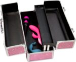 Великий кейс для зберігання секс-іграшок BMS Factory Large Lokable Vibrator Case Pink, кодовий замок - Зображення 6