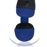 Вібромасажер PalmPower Recharge Blue, перезаряджуваний, гнучка головка, тревел-замок - Зображення 4