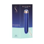 Віброкуля Swan Maximum + Comfy Cuff Blue, суперпотужна, різна інтенсивність, силіконова манжета - Зображення 8