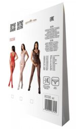 Бодістокінг з крилами Passion BS098 One Size, red, середня сітка, відкритий доступ - Зображення 7