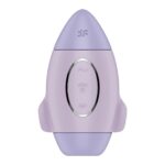 Вакуумний стимулятор з вібрацією Satisfyer Mission Control Violet, 2 незалежні мотори - Зображення 2