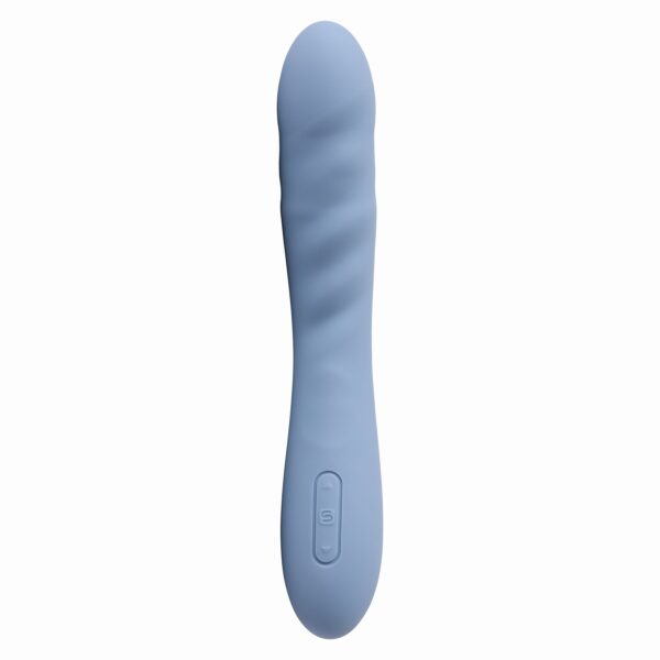 Смарт-вібратор з пульсацією Svakom Ava Neo Cornflower Blue, 15 режимів роботи, водонепроникний