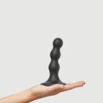 Насадка для страпона Strap-On-Me Dildo Plug Balls Black S - Зображення 2