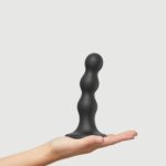 Насадка для страпона Strap-On-Me Dildo Plug Balls Black M - Зображення 2