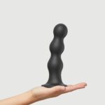 Насадка для страпона Strap-On-Me Dildo Plug Balls Black XL - Зображення 2