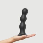 Насадка для страпона Strap-On-Me Dildo Plug Balls Black XXL - Зображення 2
