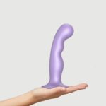 Насадка для страпона Strap-On-Me Dildo Plug P&G Lilas Metallic L - Зображення 2