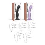Насадка для страпона Strap-On-Me Dildo Plug P&G Lilas Metallic XXL - Зображення 4