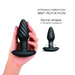 Анальна пробка з вібрацією та перлинним масажем Dorcel Spin Plug, макс. діам. 3,8 см, пульт ДК - Зображення 2
