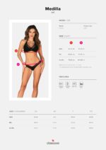 Комплект Obsessive Medilla 2-pcs set XS/S - Зображення 5
