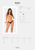 Трусики Obsessive Medilla thong M/L - Зображення 5