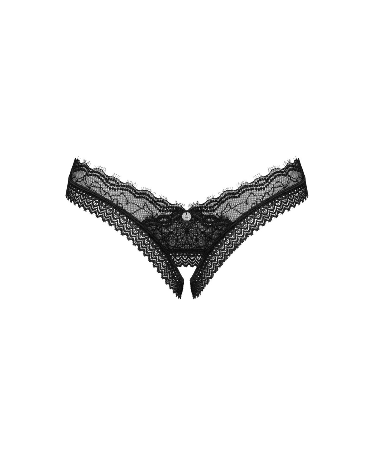 Трусики Obsessive Medilla crotchless thong XL/2XL - Зображення 3