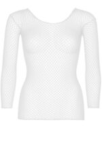 Сітчастий топ Leg Avenue Long Sleeves T-Shirts White, One Size - Зображення 3