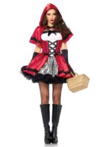 Еротичний костюм Червоної шапочки Leg Avenue Gothic Red Riding Hood M, сукня, накидка - Зображення 7