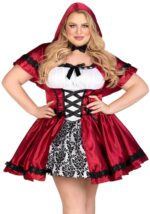 Еротичний костюм Червоної шапочки Leg Avenue Gothic Red Riding Hood 3X–4X, сукня, накидка - Зображення 7
