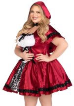 Еротичний костюм Червоної шапочки Leg Avenue Gothic Red Riding Hood 3X–4X, сукня, накидка - Зображення 8