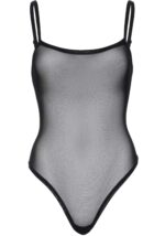 Еротичне боді Leg Avenue Cami bodysuit with thong Black S/M, на бретелях - Зображення 3