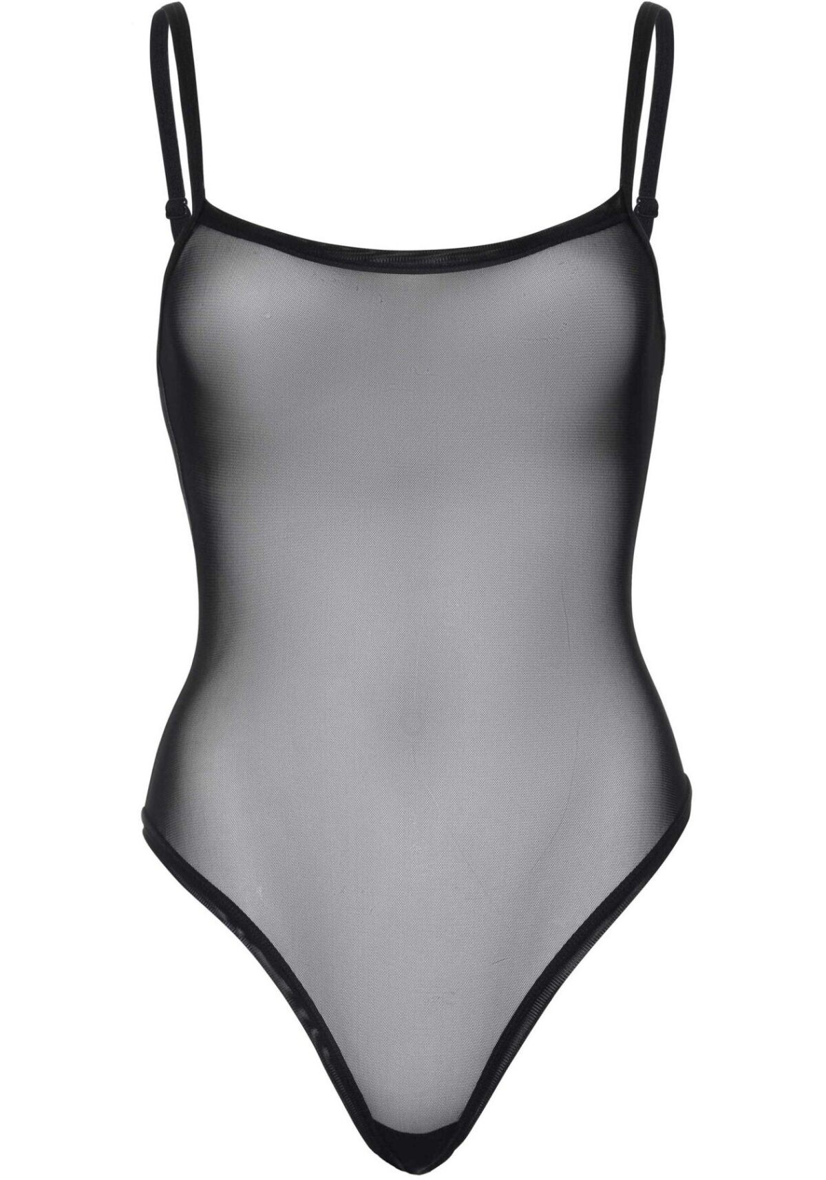 Еротичне боді Leg Avenue Cami bodysuit with thong Black M/L, на бретелях - Зображення 3