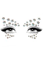 Прикраса-зірочки для тіла Leg Avenue Celeste face jewels sticker, наліпки, світяться у темряві - Зображення 2