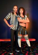 Костюм рефері Leg Avenue Time Out Referee XS, кроп-топ спідниця, свисток - Зображення 4