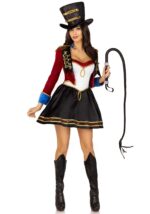 Костюм циркачки Leg Avenue Ringmaster Costume M, сукня, капелюх - Зображення 4