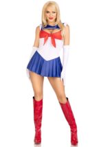 Еротичний костюм Сейлор Мун Leg Avenue Sexy Sailor XS, сукня, рукавички, бант - Зображення 3
