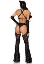 Еротичний костюм кішечки-пані Leg Avenue Mistress Kitty L, рукавички, комбінезон, маска - Зображення 5
