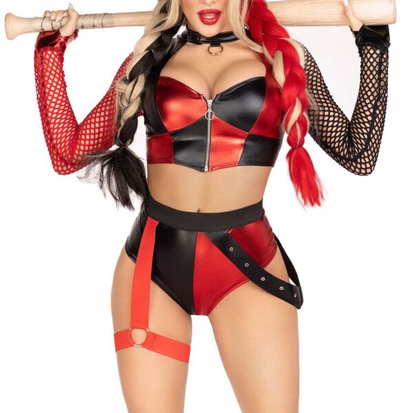 Еротичний костюм Leg Avenue Crime Spree Sweetie Costume L, топ, шорти