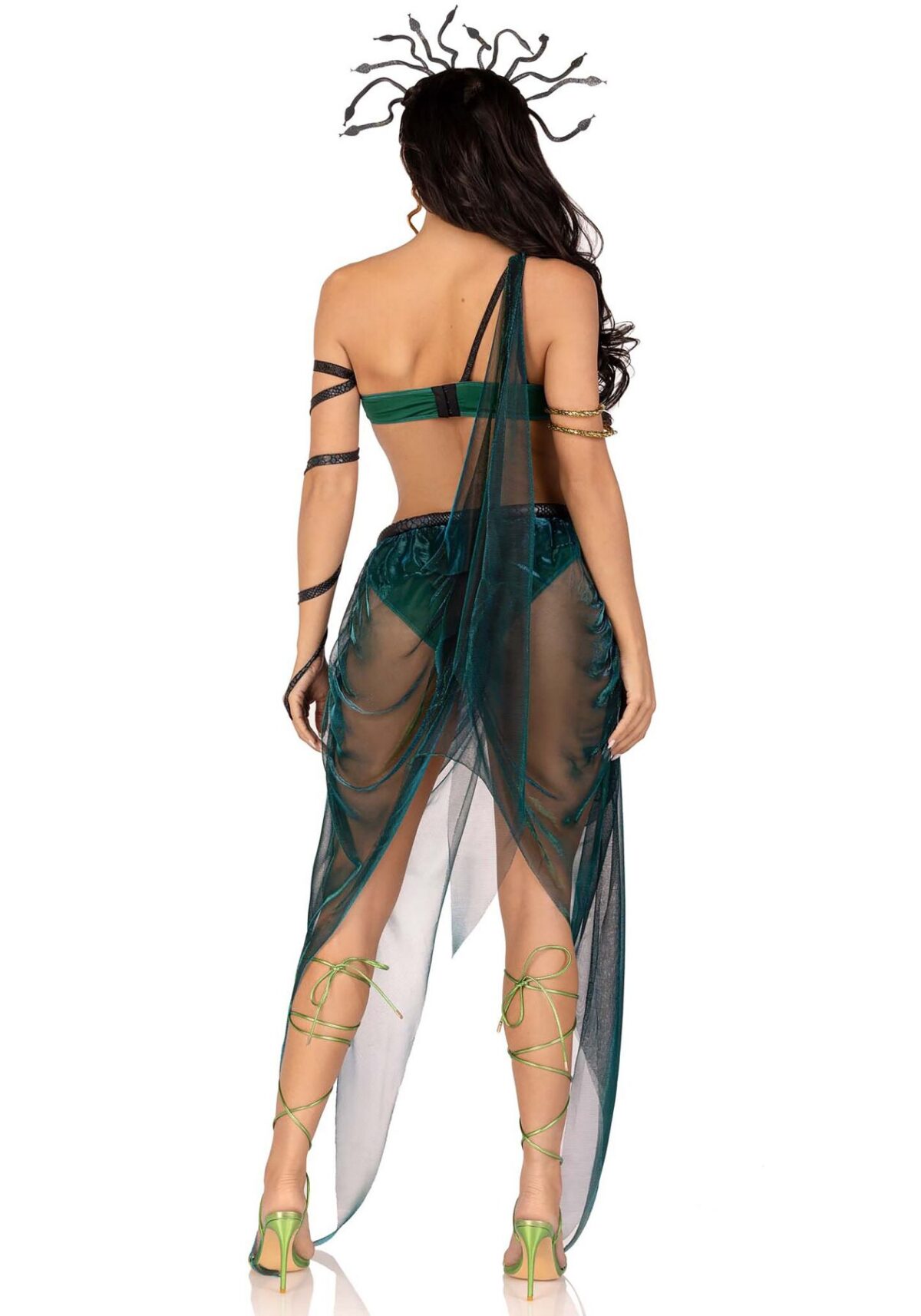 Еротичний костюм Медузи Горгони Leg Avenue Medusa Costume S, топ, спідниця, нарукавники, прикраси - Зображення 4
