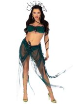 Еротичний костюм Медузи Горгони Leg Avenue Medusa Costume L, топ, спідниця, нарукавники, прикраси - Зображення 3