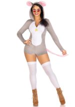 Комбінезон-костюм миші Leg Avenue Comfy Mouse M, з капюшоном - Зображення 3
