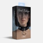 Нашийник для фіксації Feral Feelings - D-Rings Black - Зображення 2